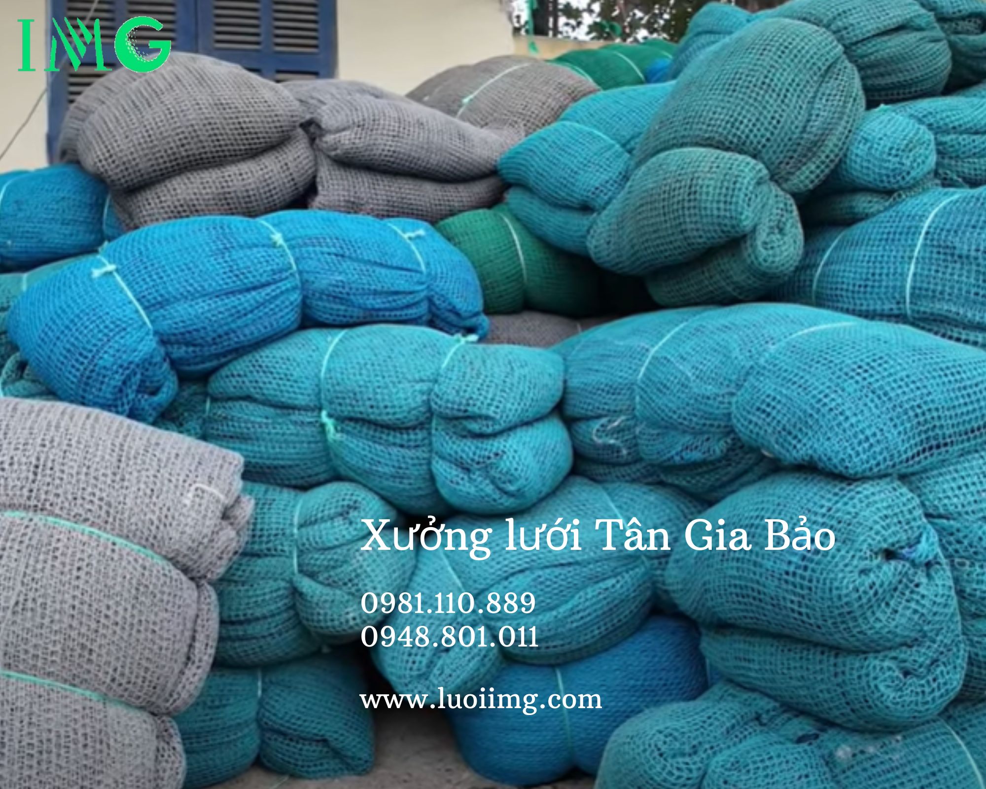 lưới nuôi cá bền, chắc, chịu được nắng mưa